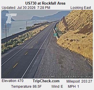 US730 at Rockfall EB